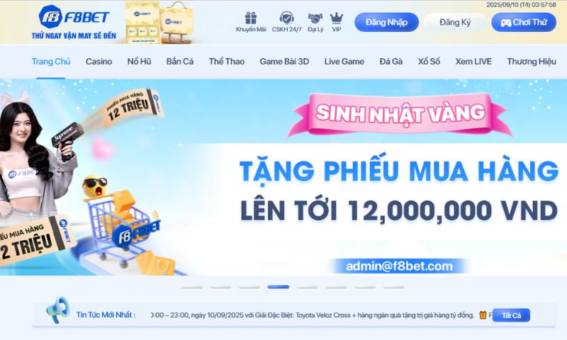 Cách đăng nhập F8bet qua website và ứng dụng